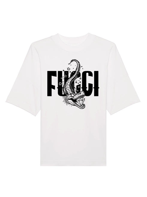 Crewneck Oversized T-shirt Croco Black